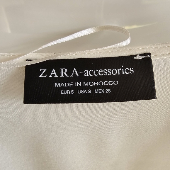 ZARA Surplice Long Sleeve Satin Bodysuit - Picture 7 of 10